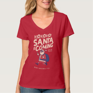 Der Weihnachtsmann kommt zu Weihnachten des Ho T-Shirt