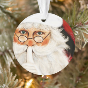 Der Weihnachtsmann kommt zum Spaß Weihnachten Ornament