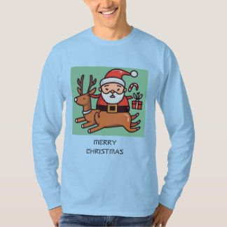 Der Weihnachtsmann kommt zum T - Shirt