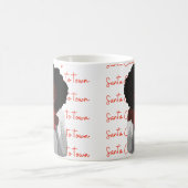 Der Weihnachtsmann kommt zum Town Holiday Kaffeetasse (Mittel)