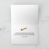 Der Weihnachtsmann Kuvasz Feiertagskarte (Innenseite)