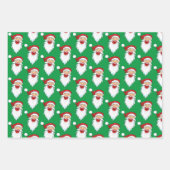 Der Weihnachtsmann lachen und das Muster eines läc Geschenkpapier Set (Vorderseite 2)