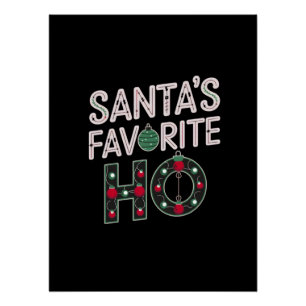 Der Weihnachtsmann liebt digitales Kunstdesign Poster