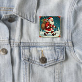 Der Weihnachtsmann liefert Geschenke durch den Sch Button (Beispiel)