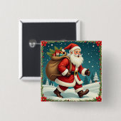 Der Weihnachtsmann liefert Geschenke durch den Sch Button (Vorne & Hinten)