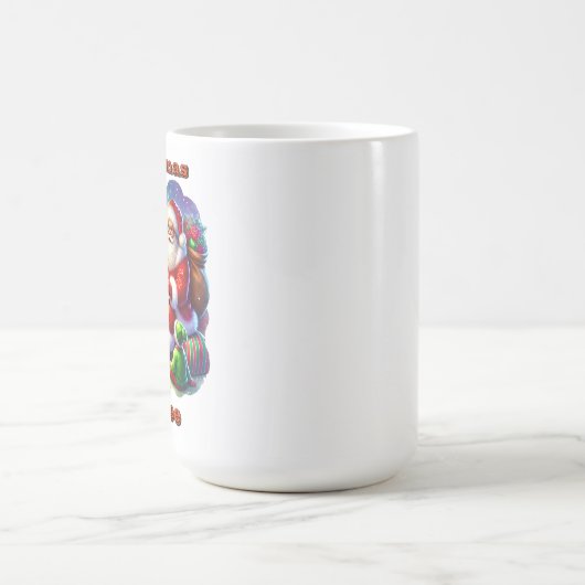 Der Weihnachtsmann liest eine Geschichte vom Chris Kaffeetasse (Mittel)