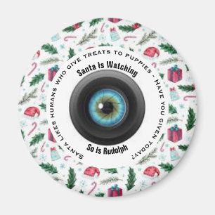 Der Weihnachtsmann mag Menschen, die Leckereien zu Magnet