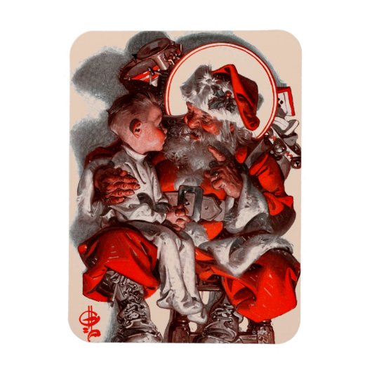 Der Weihnachtsmann Magnet (Vertikal)