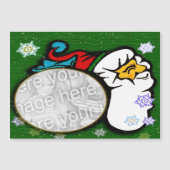 Der Weihnachtsmann Magnetkarte (Vorderseite)