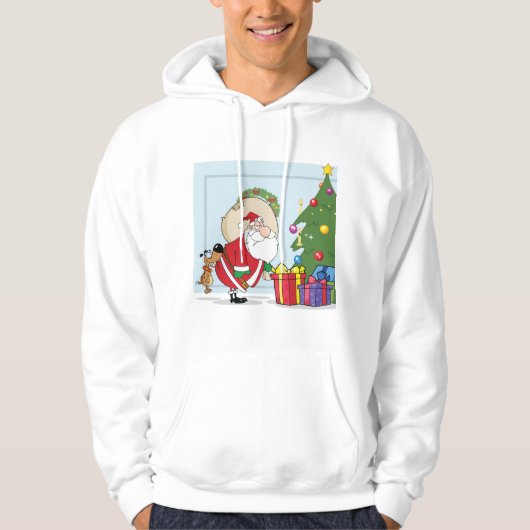Der Weihnachtsmann Mens Hoodie (Vorderseite)