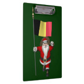 Der Weihnachtsmann mit Abschluss Belgiens Klemmbrett (Rechts)