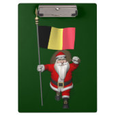 Der Weihnachtsmann mit Abschluss Belgiens Klemmbrett (Vorderseite)