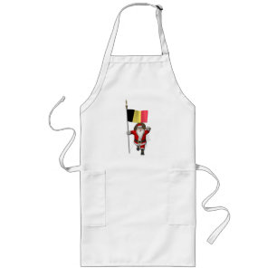 Der Weihnachtsmann mit Abschluss Belgiens Lange Schürze
