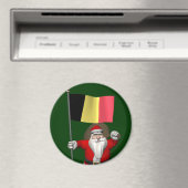 Der Weihnachtsmann mit Abschluss Belgiens Magnet (In Situ (Geschirrspüler))