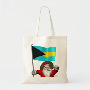 Der Weihnachtsmann mit Abtritt der Bahamas Tragetasche
