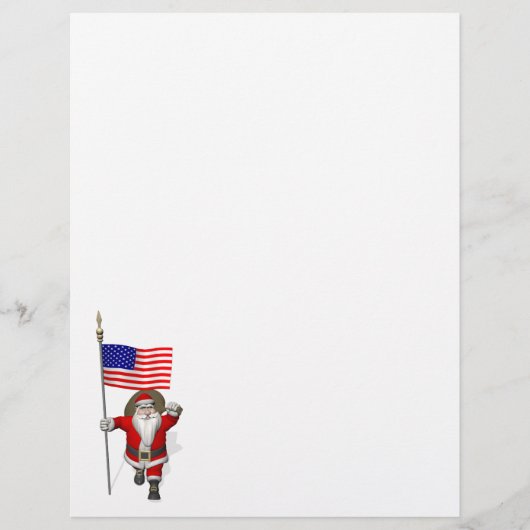 Der Weihnachtsmann mit Abtritt der USA (Vorderseite)