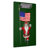 Der Weihnachtsmann mit Abtritt der USA Klemmbrett (Rechts)