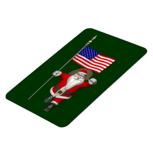Der Weihnachtsmann mit Abtritt der USA Magnet (Linke Seite)