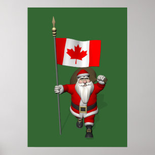 Der Weihnachtsmann mit Abtritt Kanadas Poster