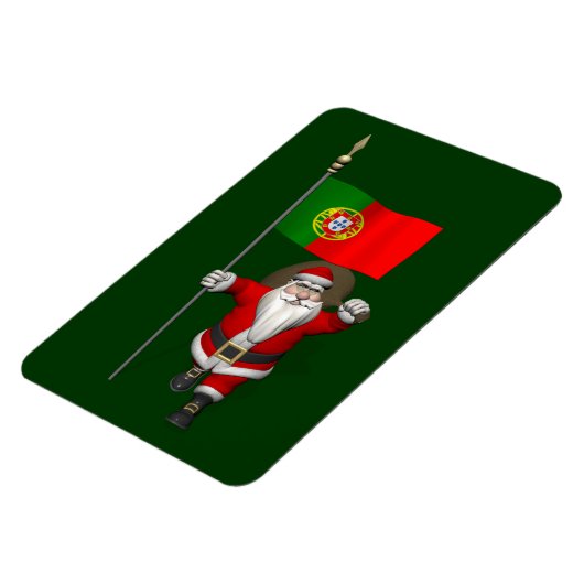 Der Weihnachtsmann mit Abtritt Portugals Magnet (Linke Seite)