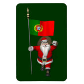Der Weihnachtsmann mit Abtritt Portugals Magnet (Vertikal)