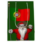 Der Weihnachtsmann mit Abtritt Portugals Mittlere Geschenktüte (Rückseite)