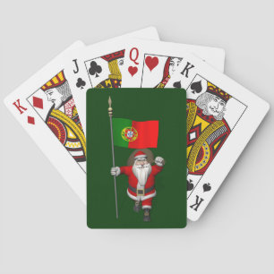 Der Weihnachtsmann mit Abtritt Portugals Spielkarten