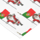 Der Weihnachtsmann mit Abtritt Portugals Tischdecke (Schrägansicht)