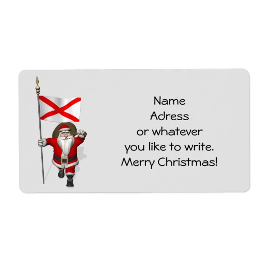 Der Weihnachtsmann mit Abzeichen von Alabama (Vorne)