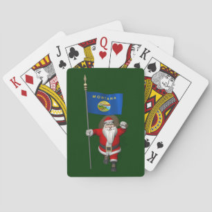 Der Weihnachtsmann mit Abzeichen von Montana Spielkarten
