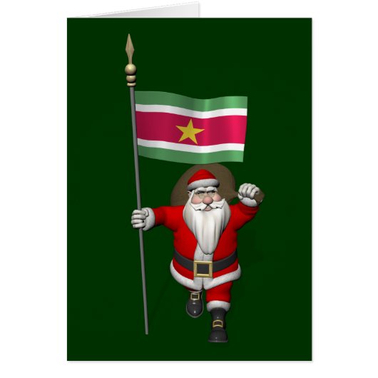 Der Weihnachtsmann mit Abzeichen von Suriname (Vorne)