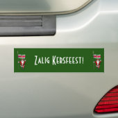 Der Weihnachtsmann mit Abzeichen von Suriname Autoaufkleber (Auf Auto)