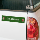 Der Weihnachtsmann mit Abzeichen von Suriname Autoaufkleber (Auf Lkw)