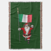 Der Weihnachtsmann mit Ausscheiden aus Italien Decke (Vorderseite Vertikal)