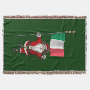 Der Weihnachtsmann mit Ausscheiden aus Italien Decke