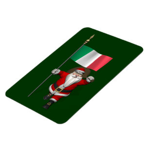 Der Weihnachtsmann mit Ausscheiden aus Italien Magnet