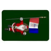 Der Weihnachtsmann mit dem Abschluss von Cleveland Magnet (Horizontal)