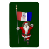 Der Weihnachtsmann mit dem Abschluss von Cleveland Magnet (Vertikal)