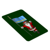 Der Weihnachtsmann mit dem Abzeichen von Aruba Magnet (Rechte Seite)