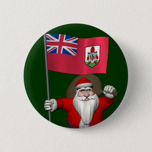 Der Weihnachtsmann mit dem Abzeichen von Bermuda Button (Vorderseite)