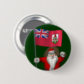 Der Weihnachtsmann mit dem Abzeichen von Bermuda Button (Vorne & Hinten)
