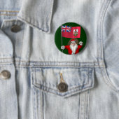 Der Weihnachtsmann mit dem Abzeichen von Bermuda Button (Beispiel)