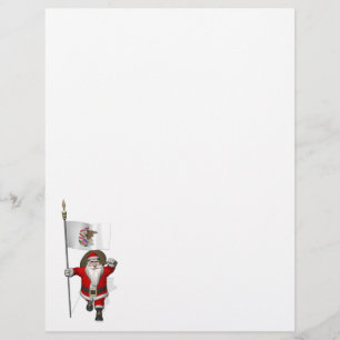 Der Weihnachtsmann mit dem Abzeichen von Illinois