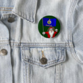 Der Weihnachtsmann mit dem Abzeichen von Kansas Button (Beispiel)