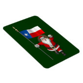 Der Weihnachtsmann mit dem Abzeichen von Texas Magnet (Rechte Seite)