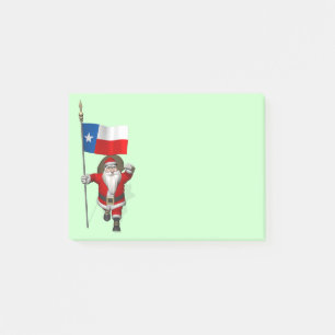 Der Weihnachtsmann mit dem Abzeichen von Texas Post-it Klebezettel