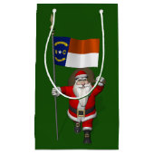 Der Weihnachtsmann mit dem Ausscheiden aus North C Kleine Geschenktüte (Vorderseite)