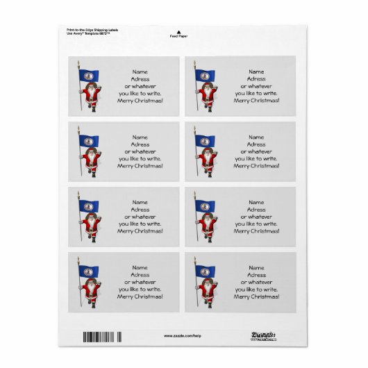 Der Weihnachtsmann mit dem Ausscheiden aus Virgini (Vorne)