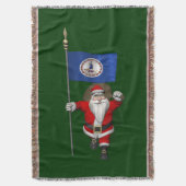 Der Weihnachtsmann mit dem Ausscheiden aus Virgini Decke (Vorderseite Vertikal)