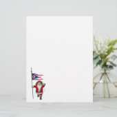 Der Weihnachtsmann mit dem Ausscheiden von Ohio (Stehend Vorderseite)